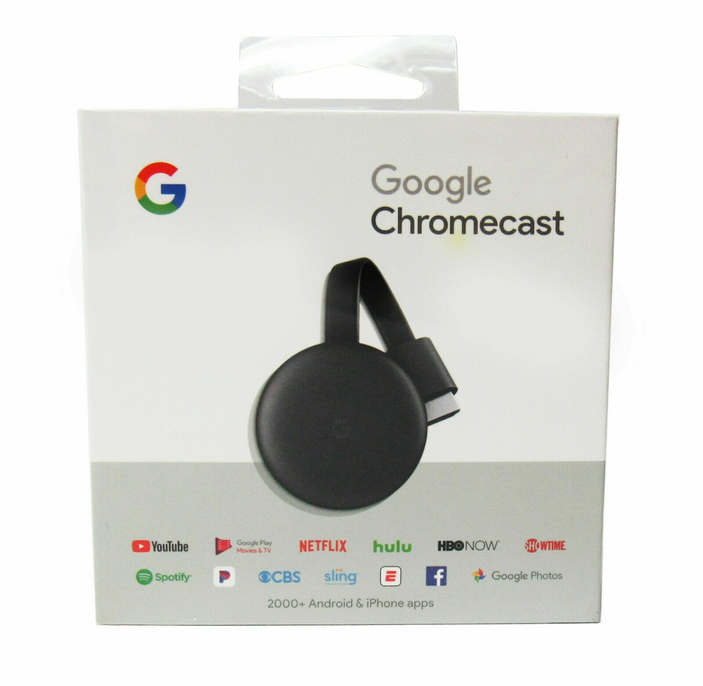 Transmisor de medios HDMI Google Chromecast